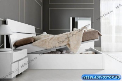 Современные двуспальные кровати в стиле модерн (фото)