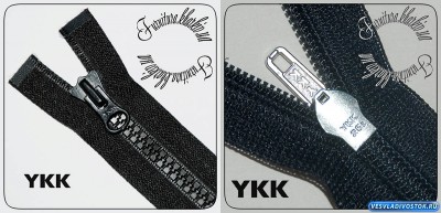 Молнии для одежды YKK