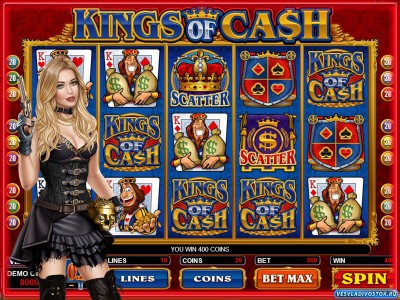 Игровой клуб 777slots казино представляет игровой слот Kings Of Cash