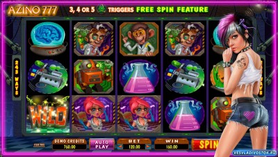 Игровые автоматы с символами-мультипликаторами в казино Azino
