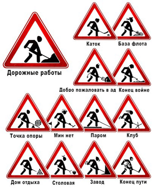 Дорожные работы по Русски
