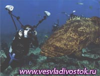 Экзотическое и опасное плавание под водой - рэк-дайвинг