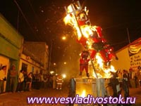 Праздник сожжения дьявола пройдет 7 декабря в Гватемале